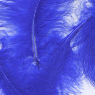 Eleganza Craft Marabout Feathers Mixed sizes 3inch-8inch 8g bag Royal Blue No.18 - Accessories